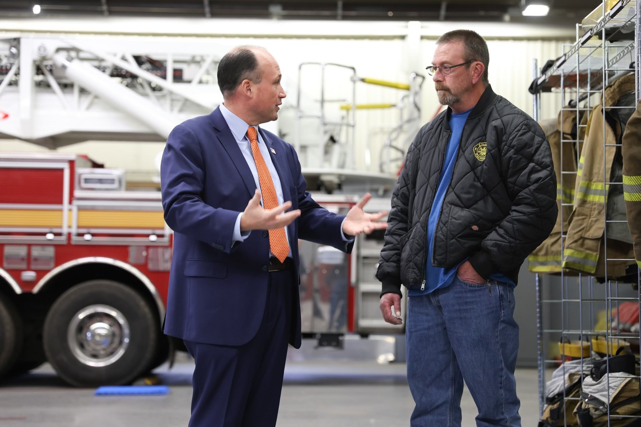 Langworthy visits Falconer Fire Department, announces 107K in funding